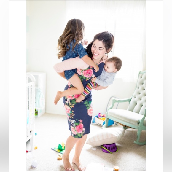 HARPER & BAY Raglan floral nursing dress - Picture 9 of 9